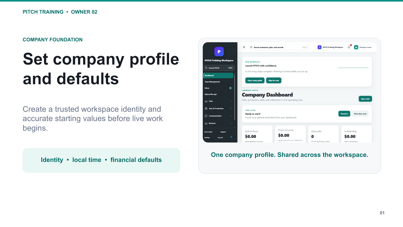Set Company Profile and Defaults video cover